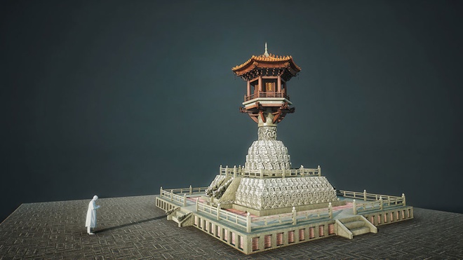 Ngỡ ngàng trước sự nguy nga của Tháp chùa Dạm – biểu trưng của kiến trúc Phật giáo thời Lý (phục dựng video 3D)