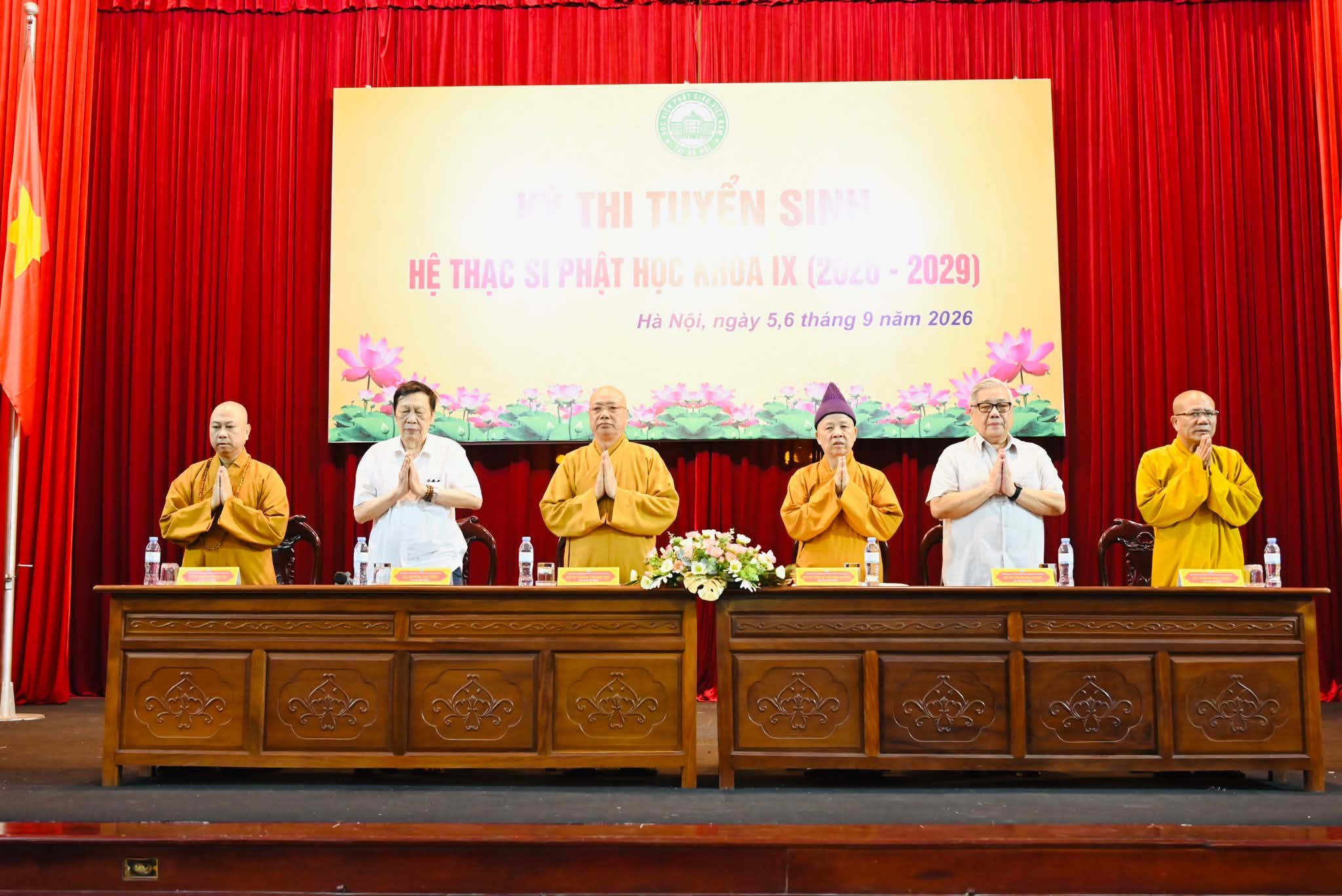 HỌC VIỆN PGVN TẠI HÀ NỘI TỔ CHỨC THI TUYỂN HỆ THẠC SĨ PHẬT HỌC KHÓA IX (2026-2029)